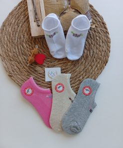 Kız Çocuk 4'lü Set Star Patik Çorap